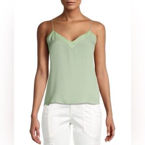 Joie 'Allena' 100% Silk Camisole in light green
